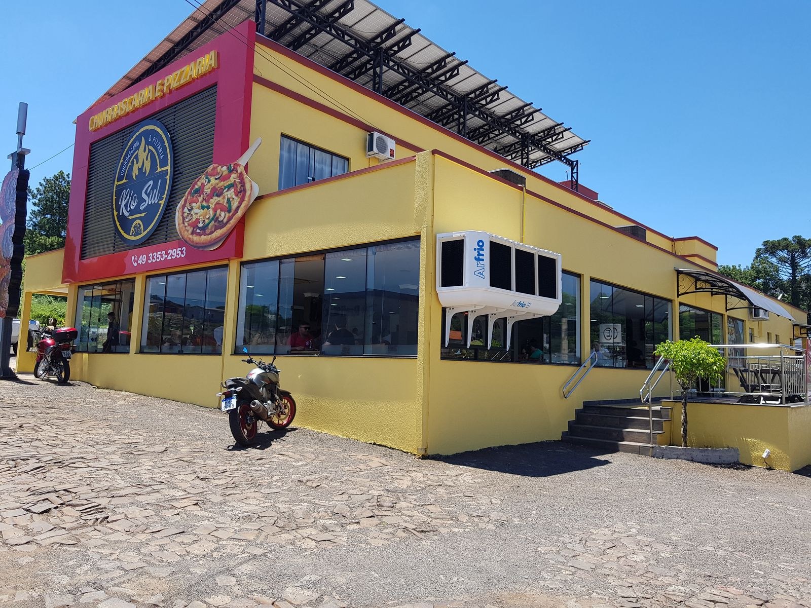 Climatizador Arfrio instalado em operação