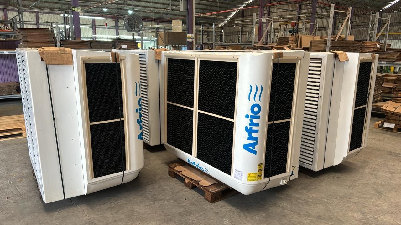 Climatizador Arfrio instalado em operação