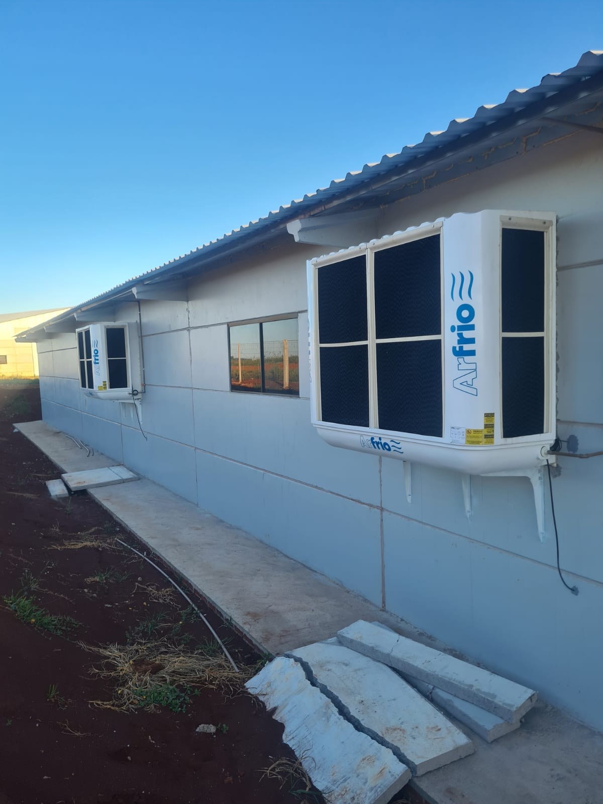 Climatizador Arfrio instalado em operação
