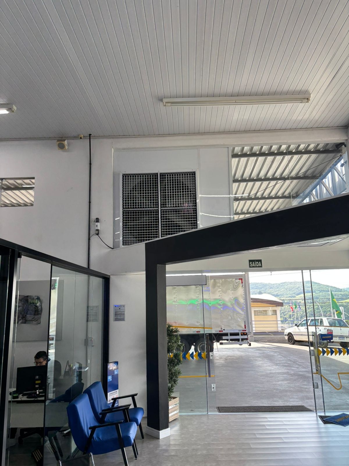 Climatizador Arfrio instalado em operação